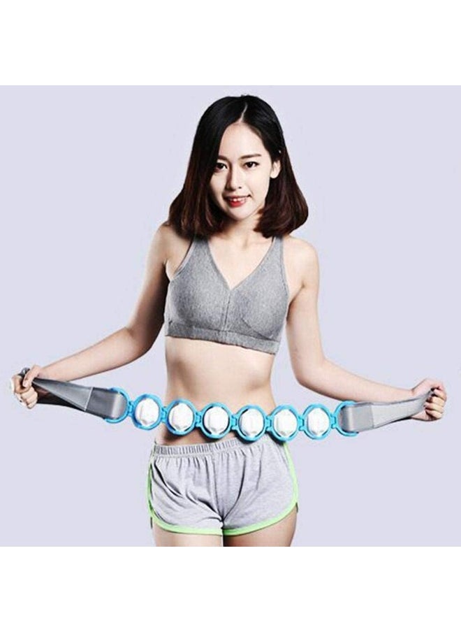 Generic Body Massage Roller Rope - Portable Handheld Upper Lower Back Shoulder Neck Foot Trigger Point Node Rolling Balls Self Massager Equipment Tool  - Image 4