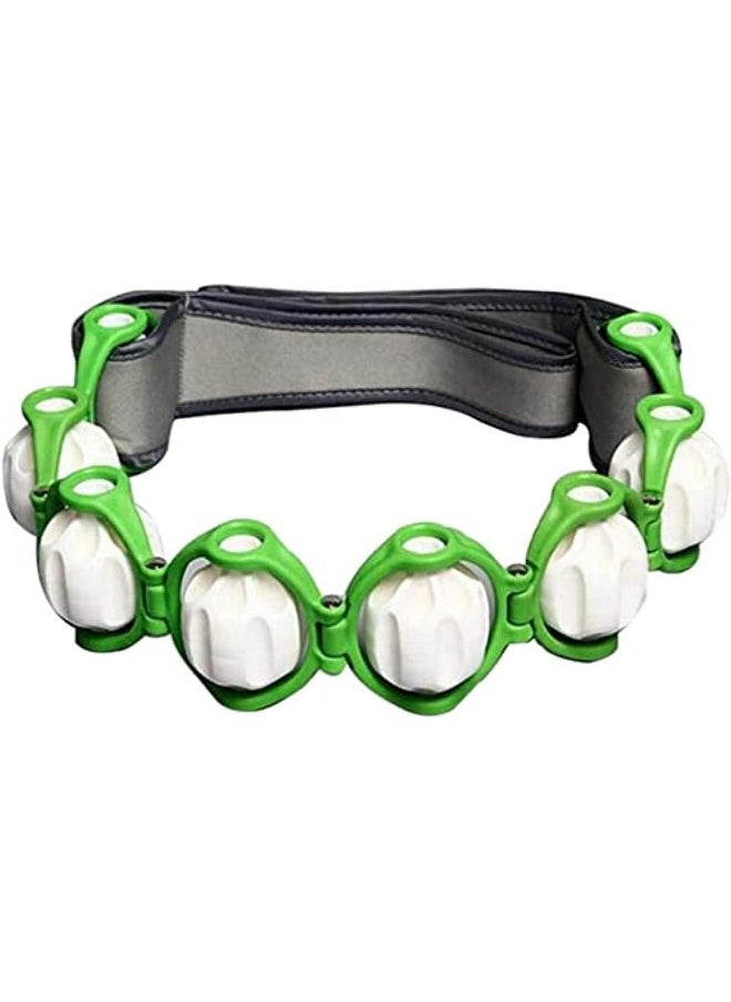 Generic Body Massage Roller Rope - Portable Handheld Upper Lower Back Shoulder Neck Foot Trigger Point Node Rolling Balls Self Massager Equipment Tool  - Image 1