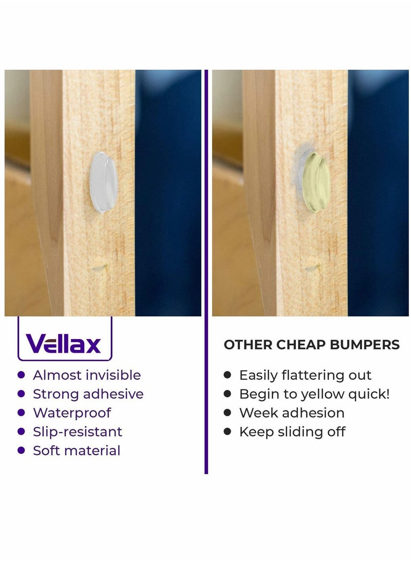 Y&D 118 Pieces Self-Adhesive Cabinet Door Bumpers, Clear Rubber Feet Adhesive Bumpers Noise Reduction Pad  - Image 2
