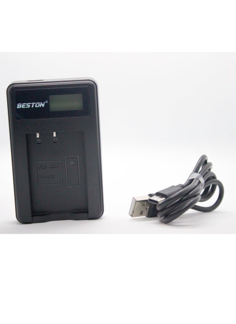 BESTON Beston Charger for Canon E17 Batteries: Designed to charge Canon E17 batteries swiftly and safely, ideal for prolonged shooting sessions.  - Image 2