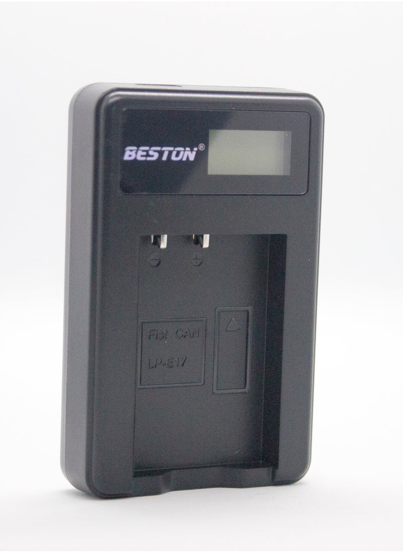 BESTON Beston Charger for Canon E17 Batteries: Designed to charge Canon E17 batteries swiftly and safely, ideal for prolonged shooting sessions.  - Image 3