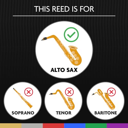 Legere Légère Reeds - Alto Saxophone Reed, Signature, Strength 2.00 (ASG2.00) - Premium Synthetic Woodwind Reed - Image 2