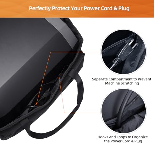 NOELIFE Carry Bag for Ooni Volt 12 Electric Pizza Oven - Portable Carrying Case with PE Foam Lining for Ooni Volt Accessories, Built-in Pockets, Suitable for Indoor & Outdoor Use (Bag Only) - Image 4