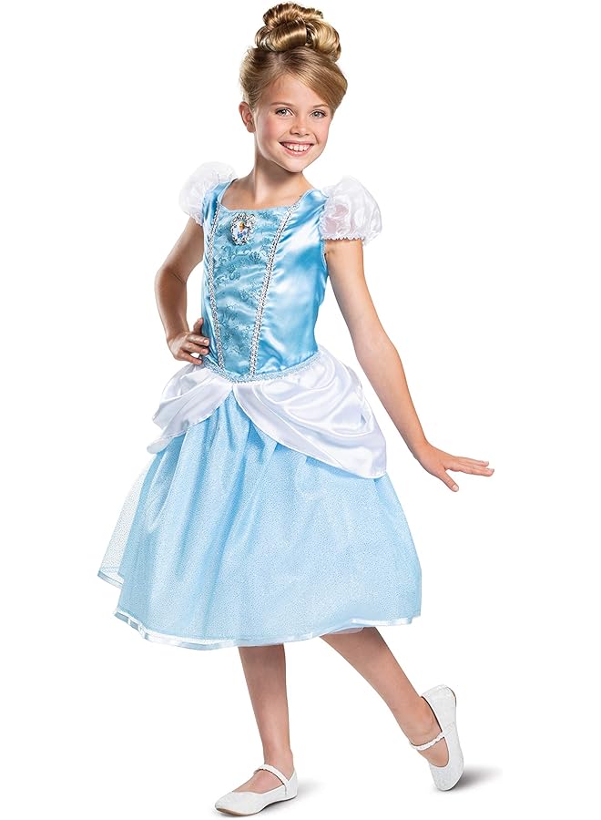 Disguise Disney Princess Cinderella Classic Girls' Costume Blue Xs (3T 4T) 66594M - Image 1