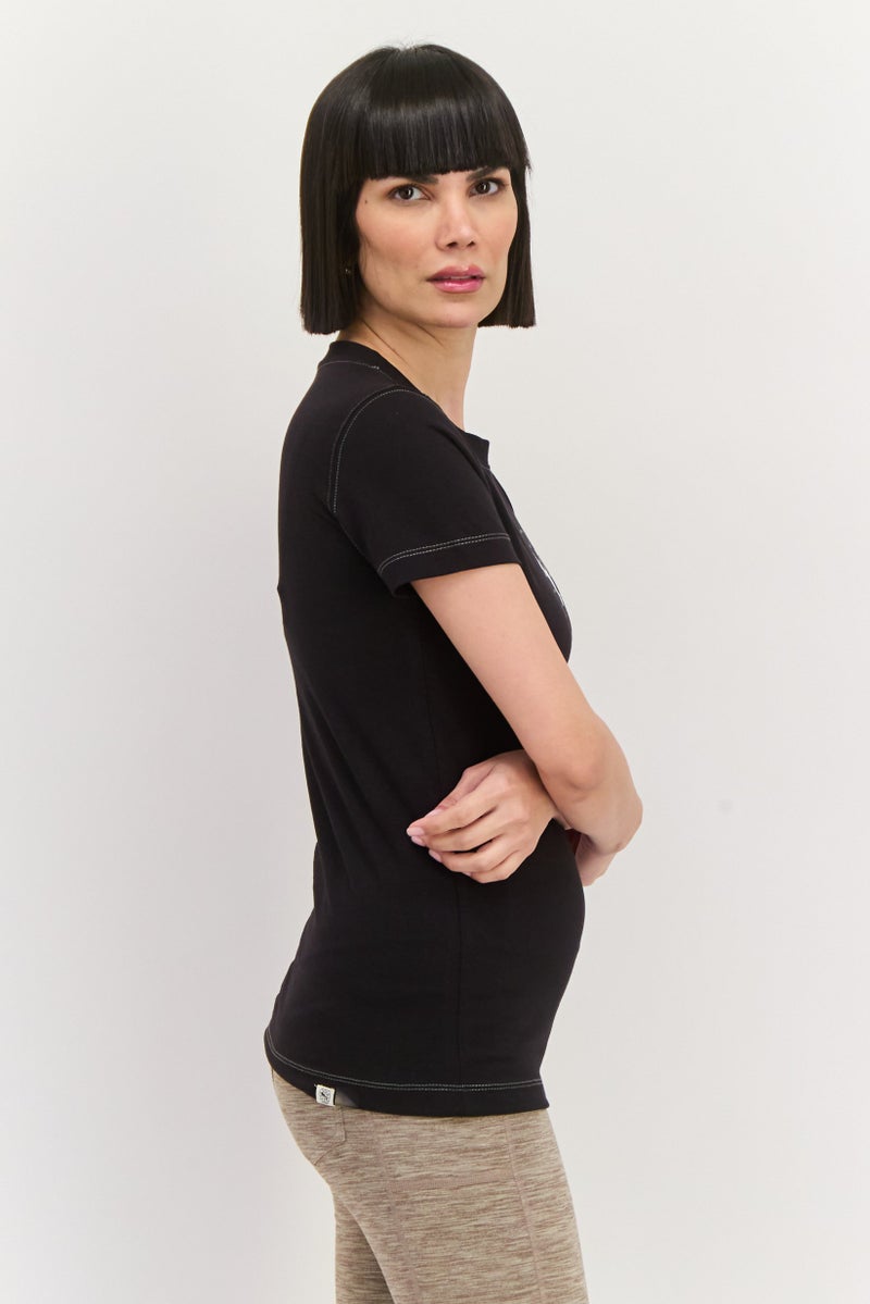 PUMA Women Sportswear Fit Short Sleeve Training Top , Black  - Image 2