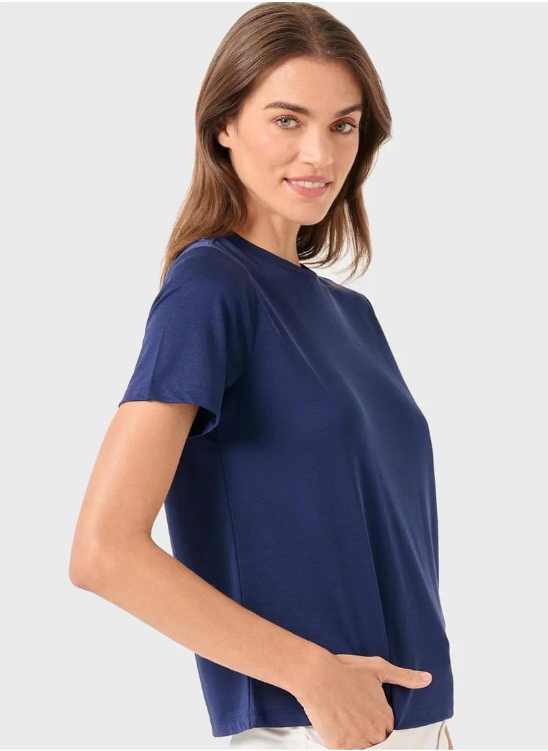 جيمي كي Crew Neck T-Shirt