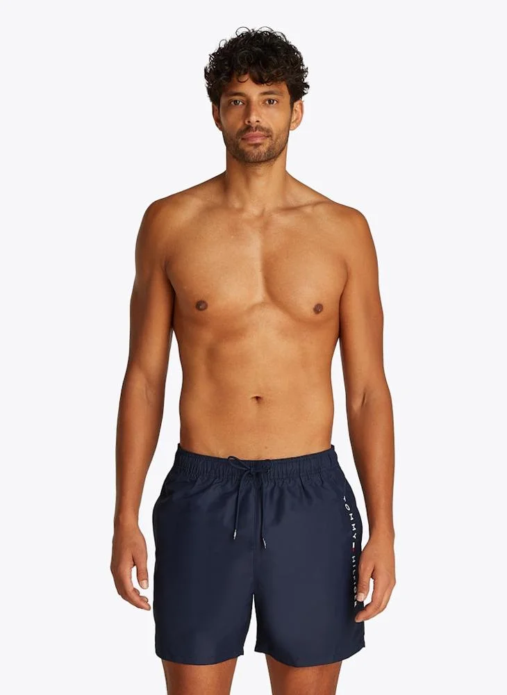 TOMMY HILFIGER Logo Drawstring Swim Shorts