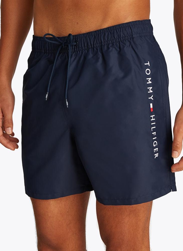 TOMMY HILFIGER Medium Length Drawstring Swim Trunks  - Image 3