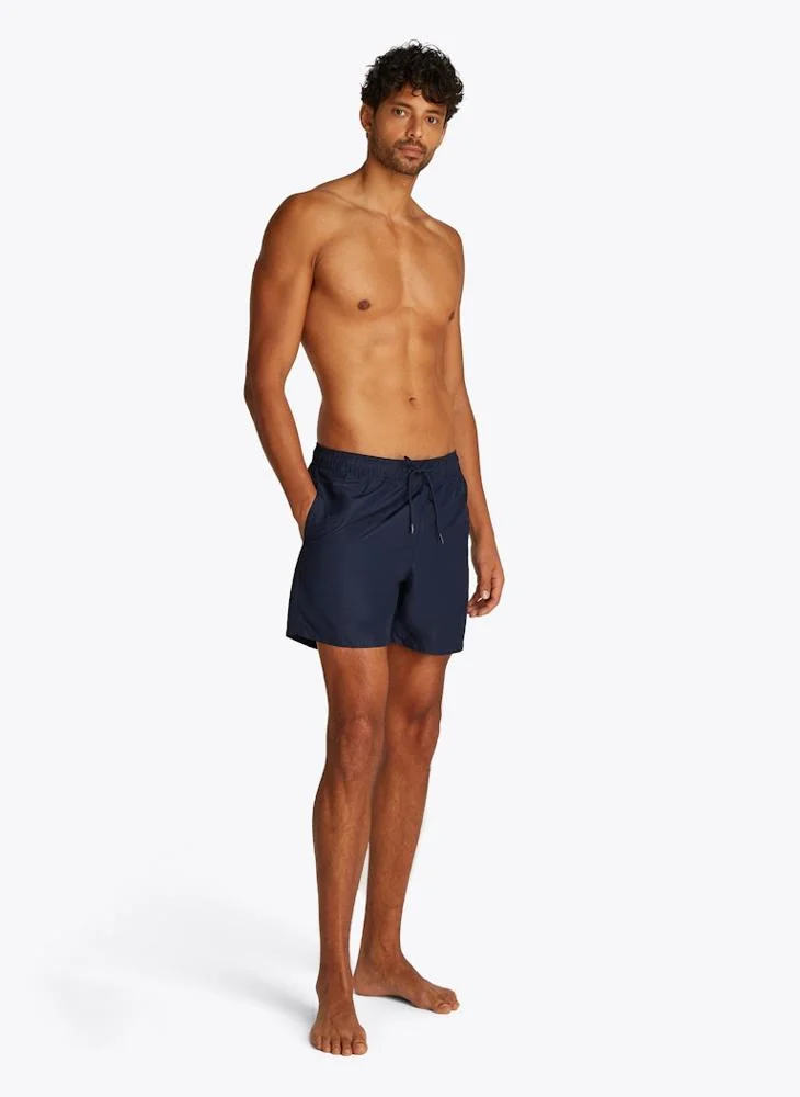 TOMMY HILFIGER Medium Length Drawstring Swim Trunks