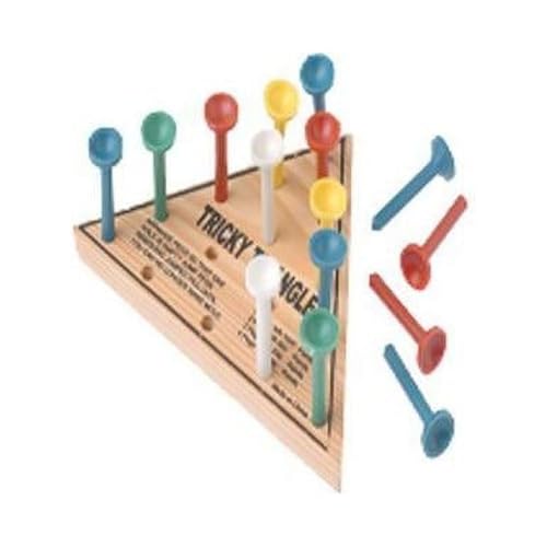 U.S. Toy Tricky Triangle Game - Travel Games, Assorted, MU845 - Image 1