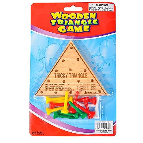 U.S. Toy Tricky Triangle Game - Travel Games, Assorted, MU845 - Image 4