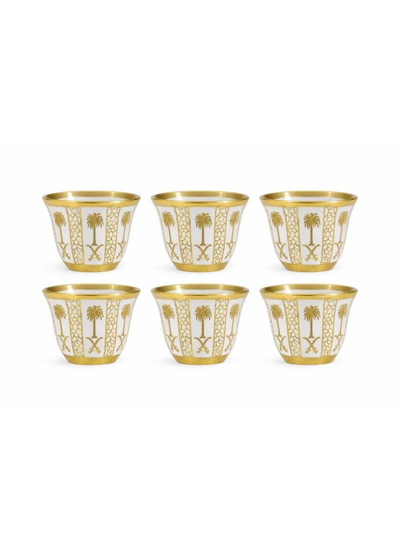 Arabic Coffee Dallah Set with Decorative Cups – Elegant Traditional Design for Serving and Hospitality - Image 4