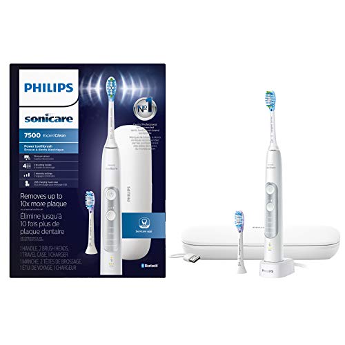 Philips Sonicare ExpertClean 7500 White Rechargeable Electric Power Toothbrush HX969006 - Image 1