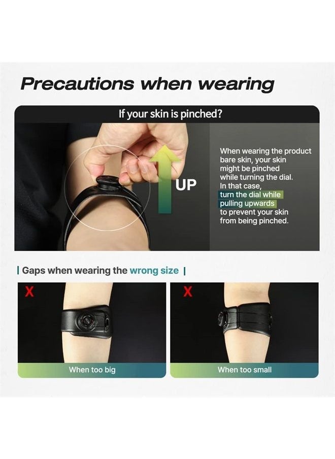 Sozo Boa Micro Adjustable Elbow Brace/Support for Tendonitis, Tennis Elbow, Golfer's Elbow, Pain Relief and Injury (X-Large)  - Image 2