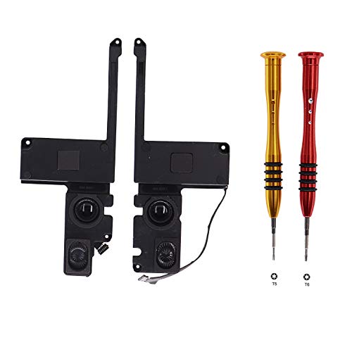LeFix Built-in Left & Right Speaker Set Replacement Compatible with MacBook Pro 15-inch A1398 Mid 2012 2014 2015 Early 2013-923-0660 609-0339-A,Including Premium Tool Kit T5 P5 Screwdriver - Image 1