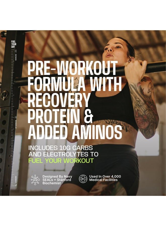 Frog Fuel Ultra Energy Gel & Pre Workout Shot with 1500mg Beta Alanine, Electrolytes 8g Protein Nano-Hydrolyzed Grass Fed Collagen, 10g Carbs, Gluten Free, Fat Free, Berry, 1.2 oz Packets, 24 Pack - Image 2