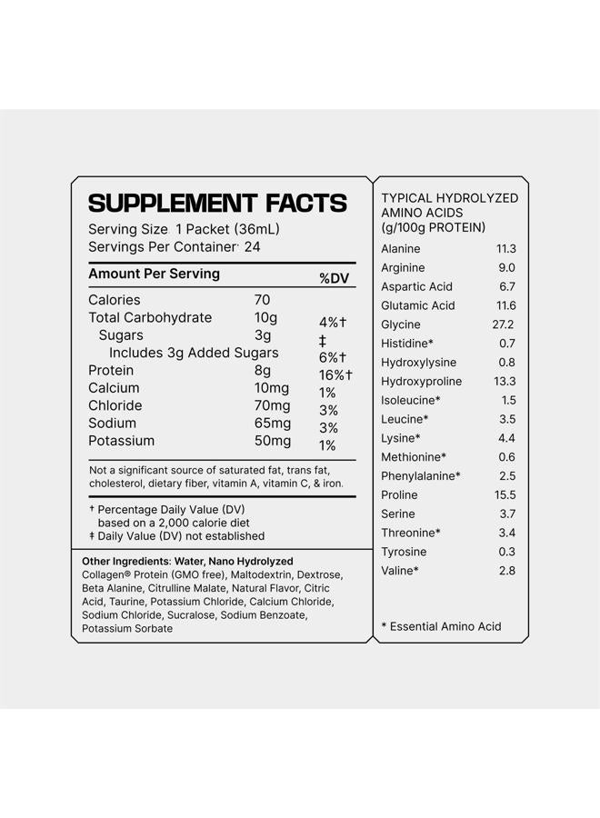Frog Fuel Ultra Energy Gel & Pre Workout Shot with 1500mg Beta Alanine, Electrolytes 8g Protein Nano-Hydrolyzed Grass Fed Collagen, 10g Carbs, Gluten Free, Fat Free, Berry, 1.2 oz Packets, 24 Pack - Image 5