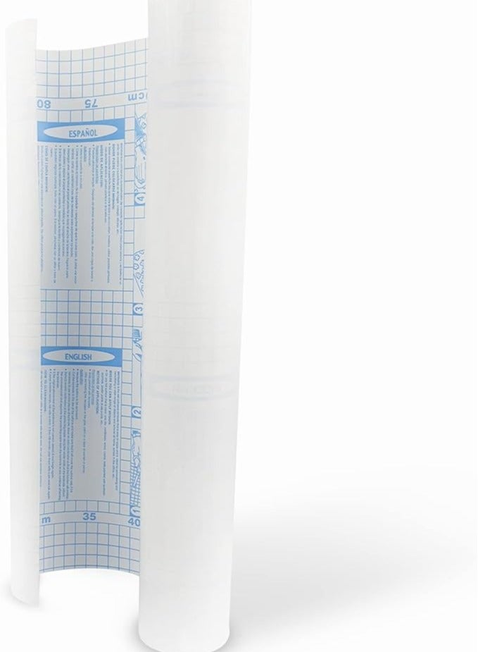 Flamingo غلاف كتاب شفاف لاصق ذاتي من FLAMINGO، لفافة فيلم بلاستيكية 3 متر × 45 سم، شفاف، مثالي للكتب والكتب المدرسية والكتب النصية والمستندات ودفاتر التمارين - Image 5