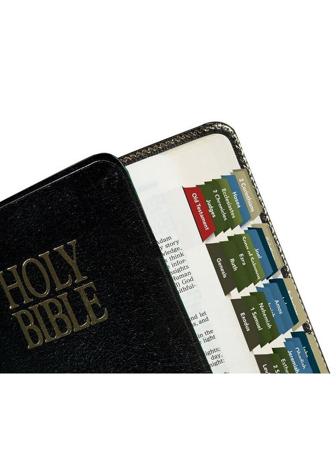 tabbies - Reflections Of You Series Bible Indexing Tabs, Old & New Testaments, 90 Tabs - 66 Books, 11 Ref, 6 Per, 7 Write-On, Coffee House Palette (58361) - Image 1