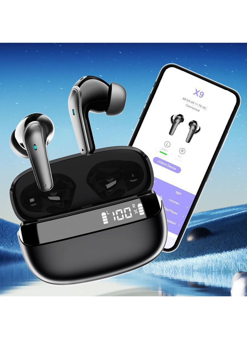 G-Tab - Gtab X9 TWS Earphone With HD LED Display Hifi Sound Quality and Smart Touch Compatible With iOS Mobiles and Tablets - Image 1