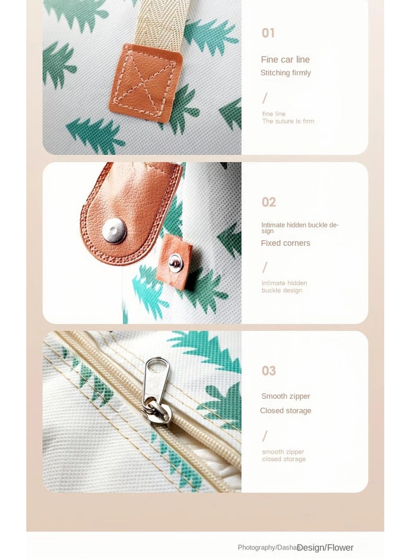 Large 120L Storage Bag for Quilts, Blankets, and Clothes - Waterproof and Durable - 80×27×56cm - Image 5