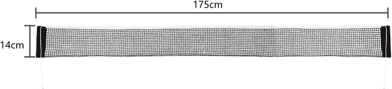 IPENNY Sports Table Tennis Net Professional Ping Pong Net Portable Easy Setup Net for Ping Pong Easily Attaches to Table Surfaces (No Post Included) - Image 3