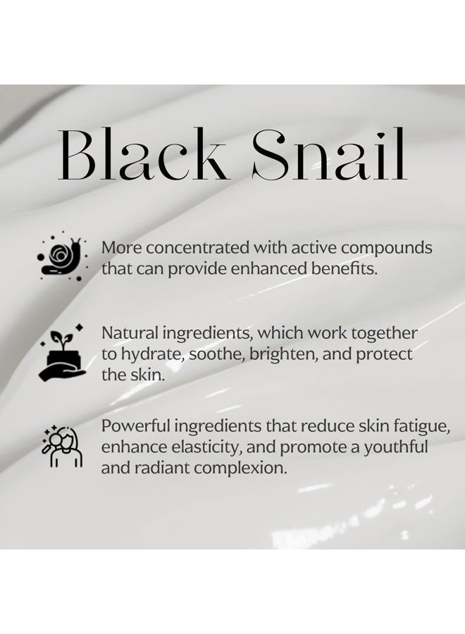 MIZON Black Snail All In One Cream, Premium, Snail Repair Cream, Intensive Care, Korean Skin Care, Facial Moisturizing, Snail Mucin Extract, Wrinkle Care, Firming (75ml / 2.54 fl oz) - Image 5