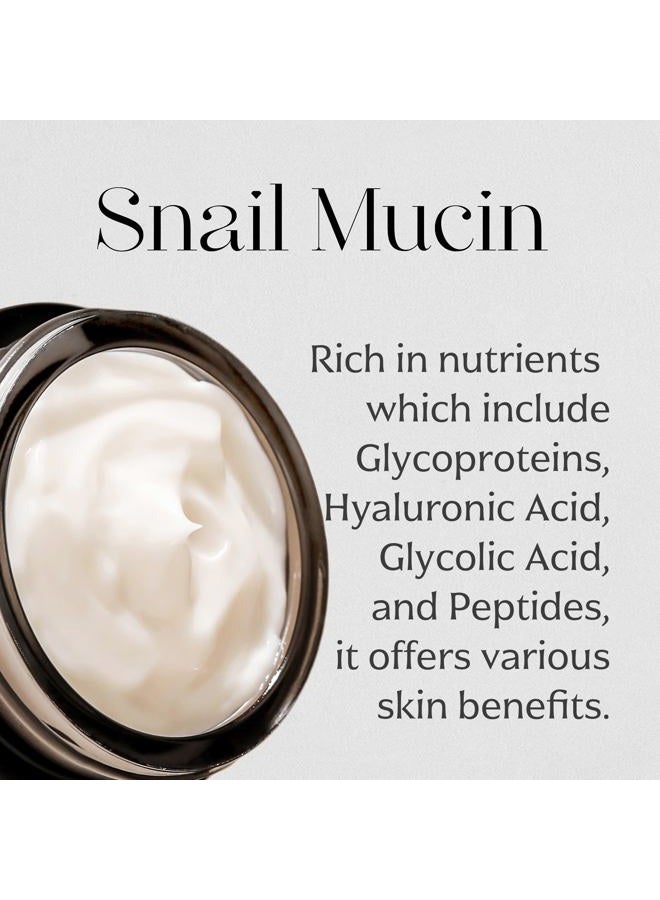 MIZON Black Snail All In One Cream, Premium, Snail Repair Cream, Intensive Care, Korean Skin Care, Facial Moisturizing, Snail Mucin Extract, Wrinkle Care, Firming (75ml / 2.54 fl oz) - Image 4