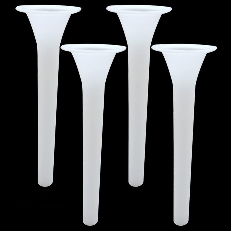 4 Pieces Sausage Stuffer Tube Sausage Stuffing Tube Sausage Making Funnel Sausage Stuffer Filler Sausage Maker Tube Plastic Sausage Stuffer FunnelsWhite Extralong