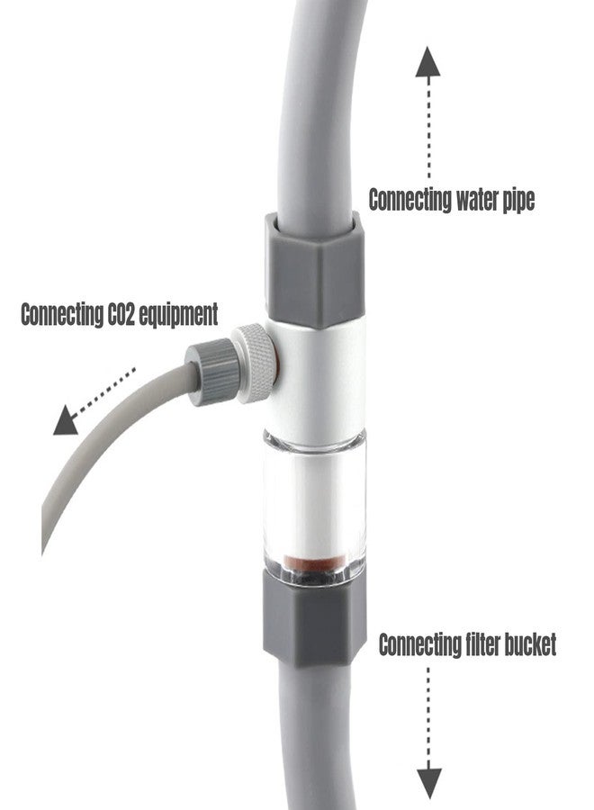 Terizger CO2 Diffuser,Carbon Dioxide Atomiser Bubble Counter Aquarium Inline CO2 Atomizer for Planted Aquarium,Aquarium Diffuser(16/22 mm) - Image 3