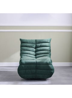 DANUBE HOME V2 Britan 1 Seater Fabric Recliner Chair – Comfortable Modern Single Sofa Recliner for Living Room, Bedroom, Lounge – Stylish Relaxing Armchair Furniture - Velvet Green  - Image 3