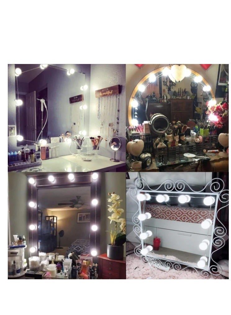 10 Dimmable LED Vanity Mirror Light Bulb White - Image 3