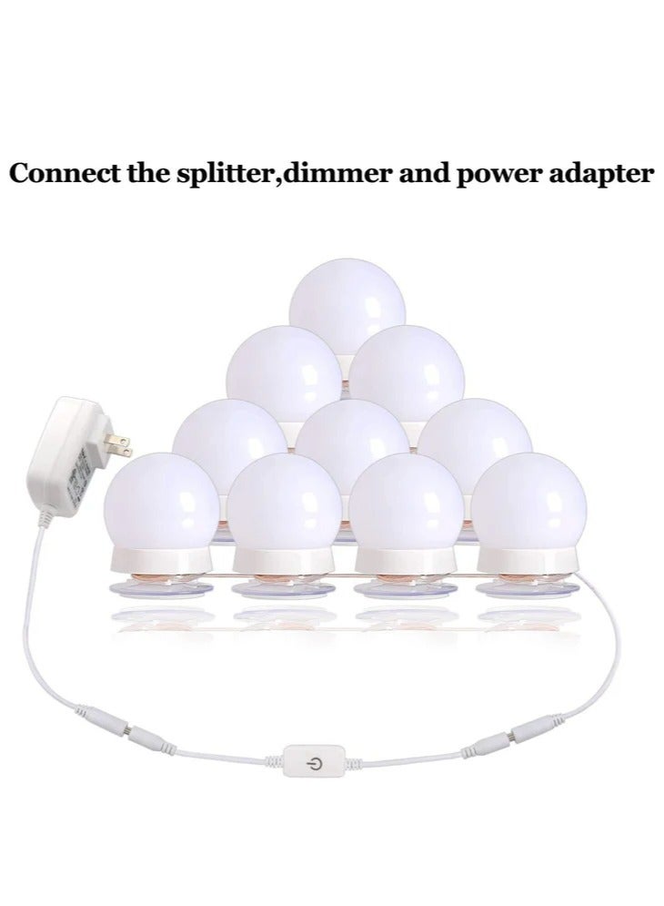 10 Dimmable LED Vanity Mirror Light Bulb White - Image 4