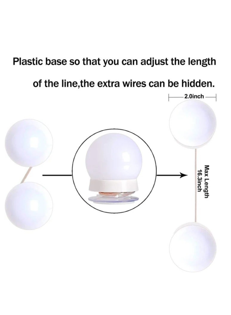 10 Dimmable LED Vanity Mirror Light Bulb White - Image 2
