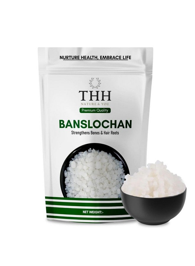 THH Organic Tabashir - Vanslochan - Banslochan (400g)| 100% Pure Vanshlochan For Strengthen Bones & Hair Roots|No Added Colors, Preservatives - Image 1