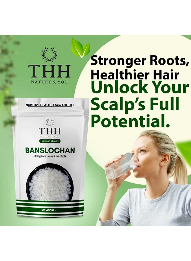 THH Organic Tabashir - Vanslochan - Banslochan (400g)| 100% Pure Vanshlochan For Strengthen Bones & Hair Roots|No Added Colors, Preservatives - Image 4