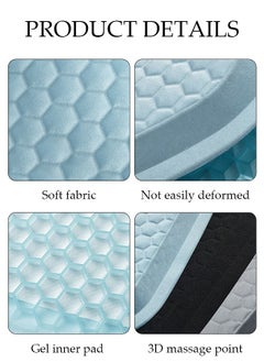 DUNISO Car seat Cushion for Gel Seat Cushion, Cooling Seat Cushion with Non-Slip Office Chair Gel Seat Cushion Home Wheelchair Seat Cushion Soft and Breathable Fits Car, SUV, Pickup Truck  - Image 3