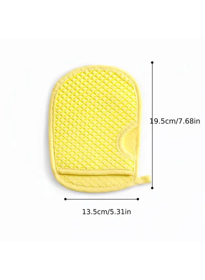 Four Textured Bath Gloves For Women Girls Kids Gentle Exfoliating Shower Scrubber - Image 4