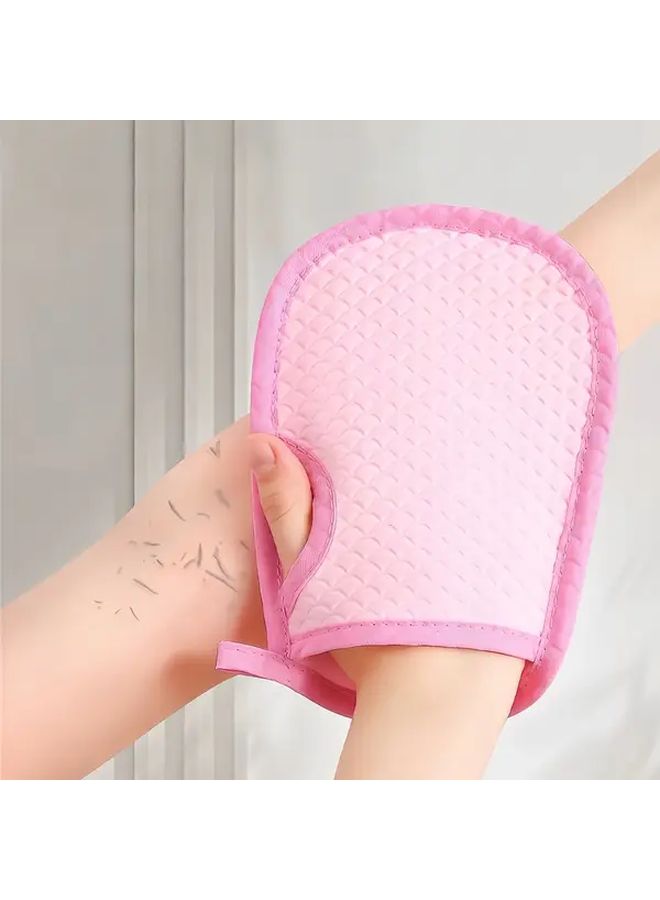 Four Textured Bath Gloves For Women Girls Kids Gentle Exfoliating Shower Scrubber - Image 3