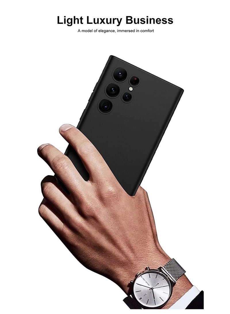 ELTRAZONE ELTERAZONE Compatible S22 Ultra Case, Skin Touch Silicone Gel Rubber, Soft, Sleek Protection,Slim Fit Full Body Shockproof Protective Phone Cover for Samsung Galaxy S22 Ultra (6.8 Inch)(2022)(Green) - Image 3