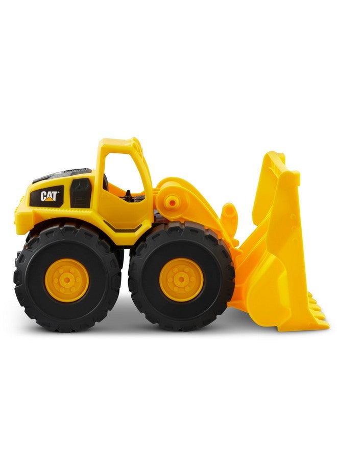 CAT Construction Toys, Construction Fleet 10" Front Loader Toy - Heavy‑Duty Plastic, Working Bucket & Free‑Rolling Wheels, Indoor/Outdoor Sandbox Vehicle for Toddlers & Kids Ages 2 + - Image 2