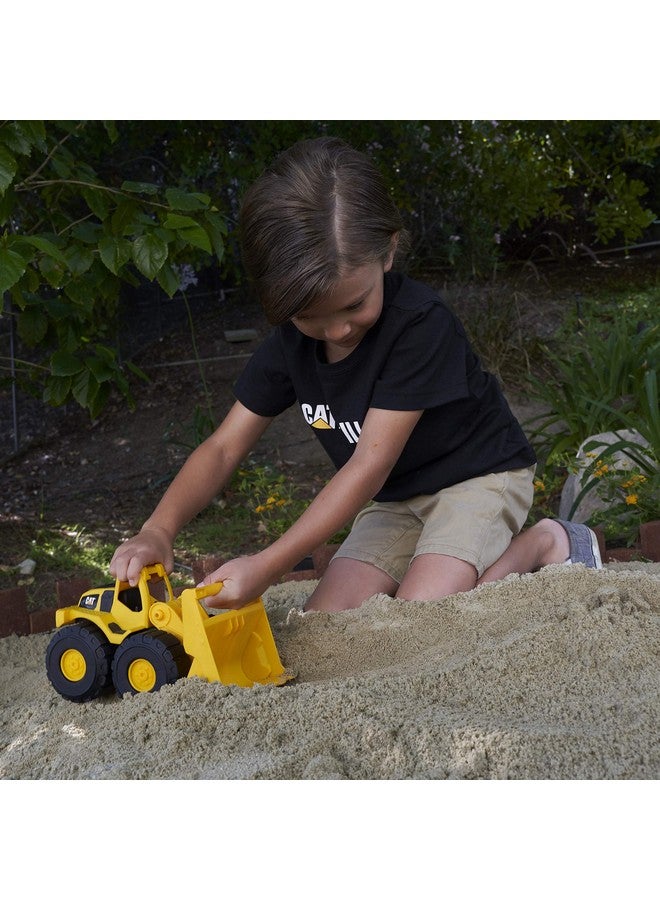 CAT Construction Toys, Construction Fleet 10" Front Loader Toy - Heavy‑Duty Plastic, Working Bucket & Free‑Rolling Wheels, Indoor/Outdoor Sandbox Vehicle for Toddlers & Kids Ages 2 + - Image 5
