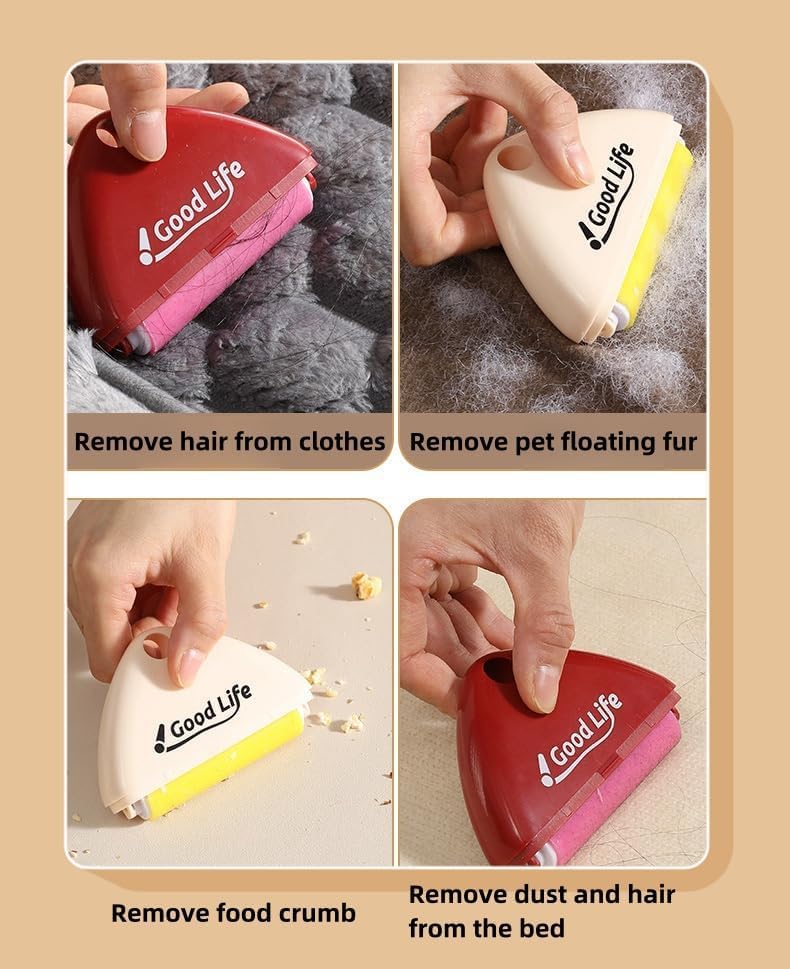 Aputue Reusable Lint Remover, 2Pcs Washable Fabric Shaver with Ergonomic Handle, Efficient Lint Remover for Clothes, Sofa, Curtains and Pet Hair Removal - Image 4