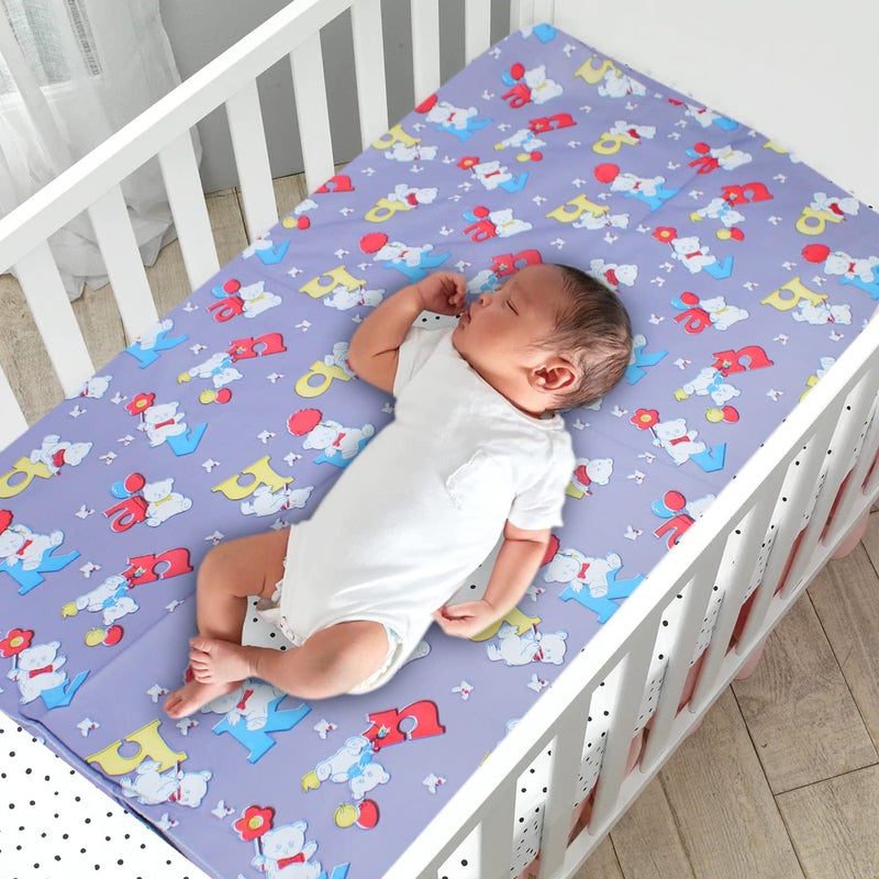 AASA Waterproof Bed Protector Sheet for New Born Babies and Kids Multicolor - Image 1
