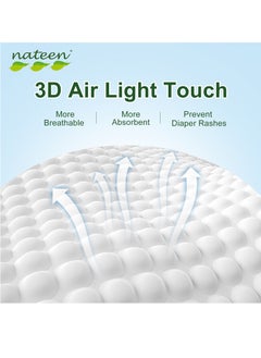 nateen Premium Care Baby Diapers,Size 5 (12-25kg),X-Large,56 Count Diapers,Super Absorbency,Natural Breathable Baby Diapers.  - Image 4