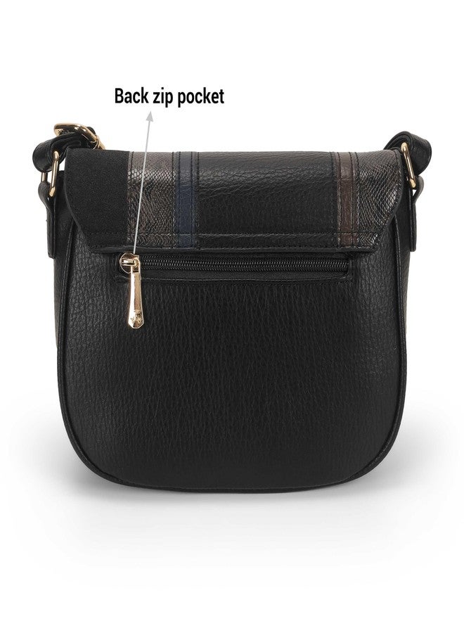 Mochi Women's Black Clairette Sling Bag(66-749) - Image 4