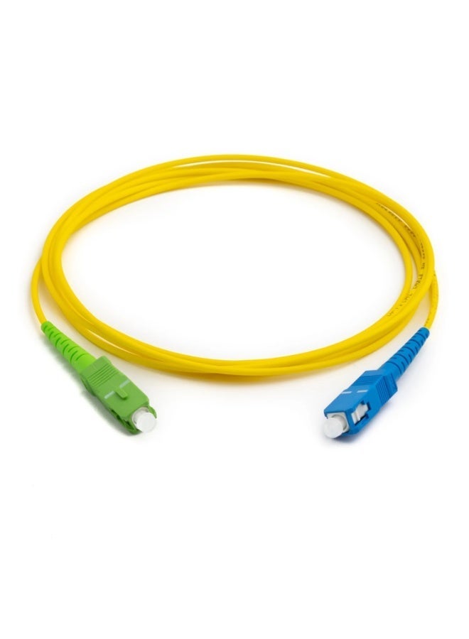 كيبل فايبر بصري SC APC إلى SC UPC أحادي النمط Simplex – من 1 متر إلى 100 متر - Image 5