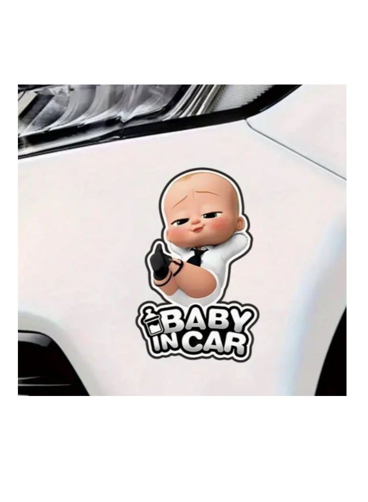 راين ملصقات الفينيل للسيارات والشاحنات وأجهزة الكمبيوتر المحمولة - تصميمات كرتونية وحيوانية مقاومة للماء، ملصقات مقاومة للخدش للنوافذ والمصدات وخزانات الوقود - ملحقات سيارة متينة ذاتية اللصق - Image 1