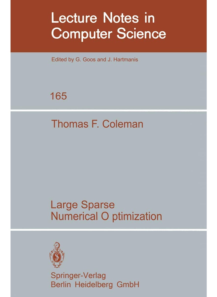 Large Sparse Numerical Optimization 