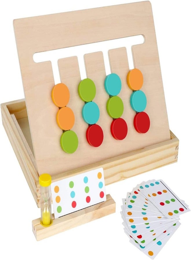 HandyTrendy Puzzle Game Preschool Learning Toys Slide Puzzle Color Teasers Logic Game Montessori Game Wooden Toys for Kids - Image 2